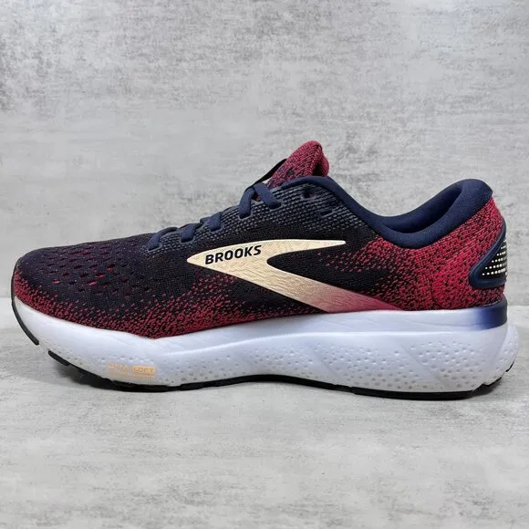 Brooks Ghost 16 Running Shoes - Women's Size 9 - Pink Blue