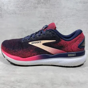 Brooks Ghost 16 Running Shoes - Women's Size 9 - Pink Blue
