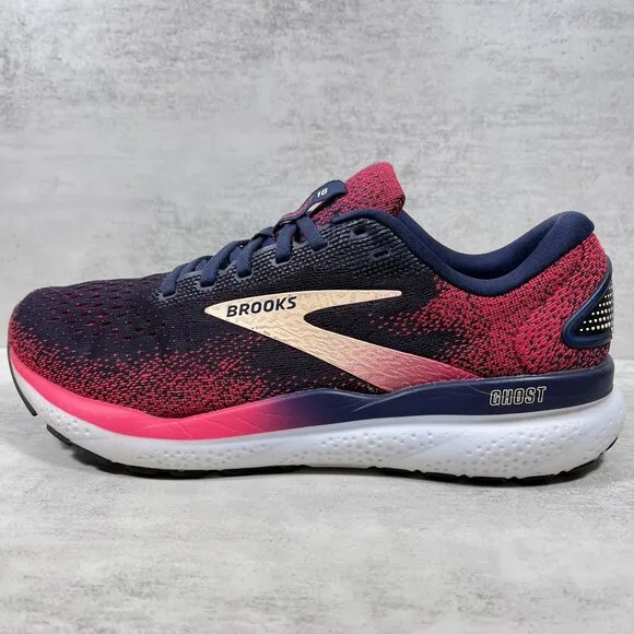 Brooks Ghost 16 Running Shoes - Women's Size 9 - Pink Blue