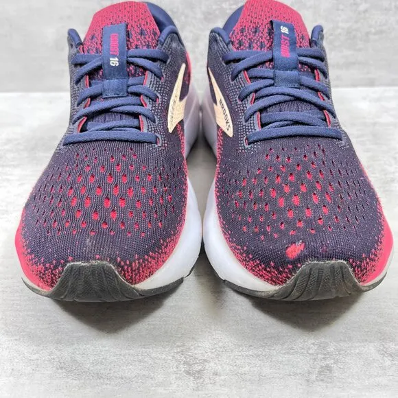 Brooks Ghost 16 Running Shoes - Women's Size 9 - Pink Blue