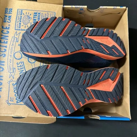 Brooks Revel 5 Training Shoes Sneakers Titan Peacoat Flame 8