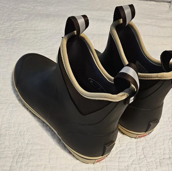 Brown Ankle Rain &amp; Snow Boots Waterproof Design