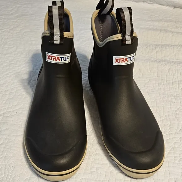 Brown Ankle Rain &amp; Snow Boots Waterproof Design