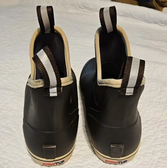 Brown Ankle Rain &amp; Snow Boots Waterproof Design