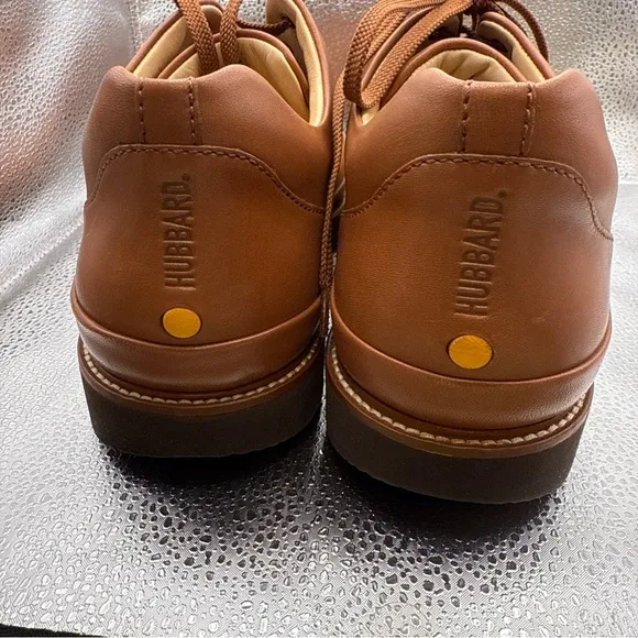 Brown Leather Oxford Shoes with Minimalist Design