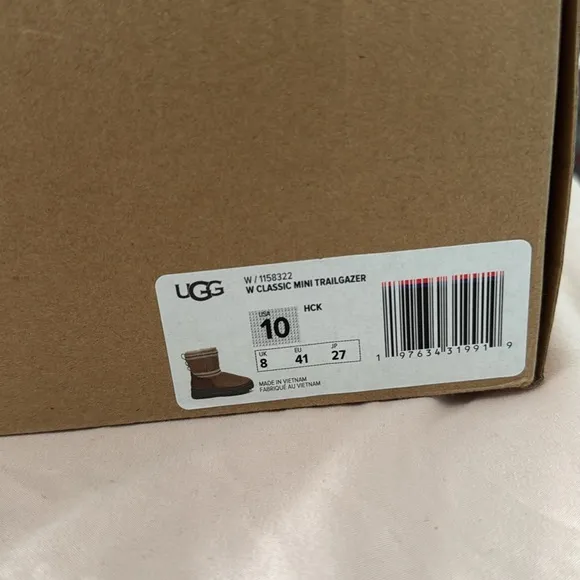Brown UGG snow boots - size 10