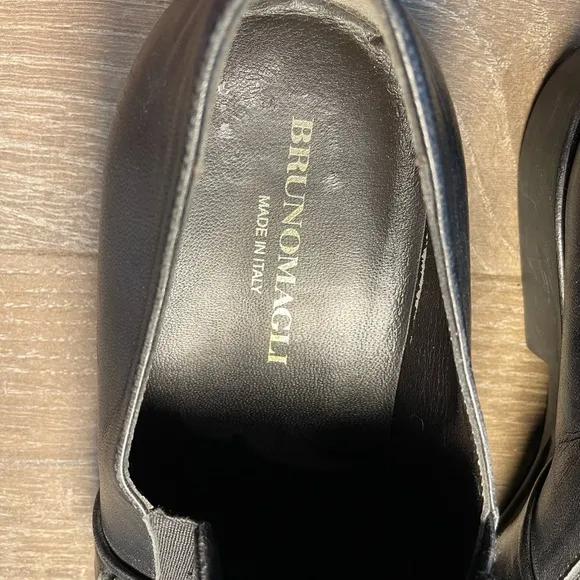 Bruno Magli Mens Black Loafers &amp; Slip Ons Penny Shoes Black Size 11