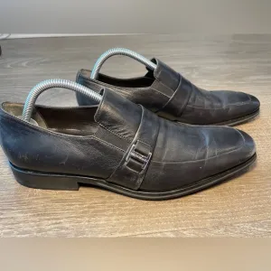 Bruno Magli Mens Black Loafers &amp; Slip Ons Penny Shoes Black Size 11