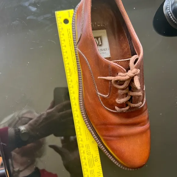 Bruno Magli Raniero Vintage Oxford Dress Shoes Timeless Style rare Waterproof 8M