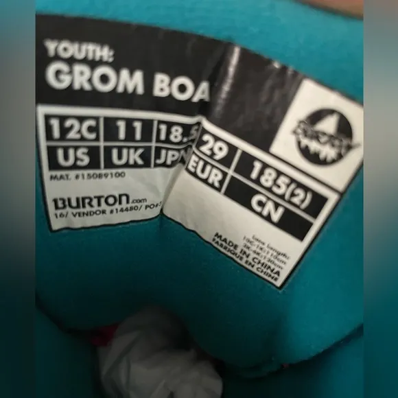 Burton kids snow boots- Brand new.