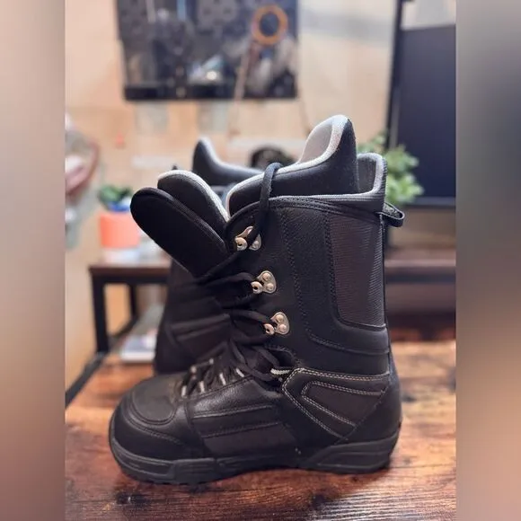 Burton Tribute Black Snowboard Boots Size 8