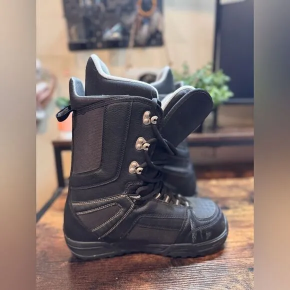 Burton Tribute Black Snowboard Boots Size 8