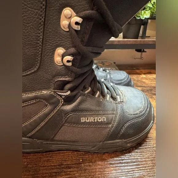 Burton Tribute Black Snowboard Boots Size 8