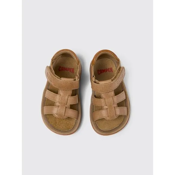 Camper Kids Casual Leather Shoes Nude Footwear