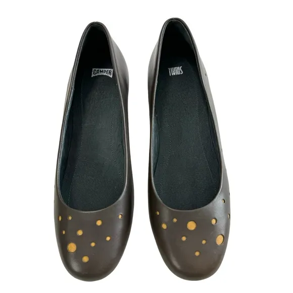 Camper Twins Polka Dot Cutout Hidden Wedge Shoes Women's Size 41/ US 10