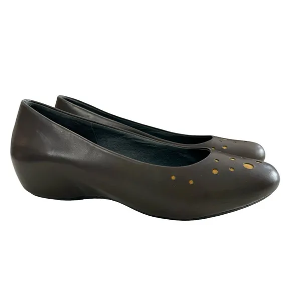 Camper Twins Polka Dot Cutout Hidden Wedge Shoes Women's Size 41/ US 10