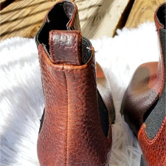 Camper Womens Brown Leather Ankle Chelsea Boots NWOT size 5-5.5