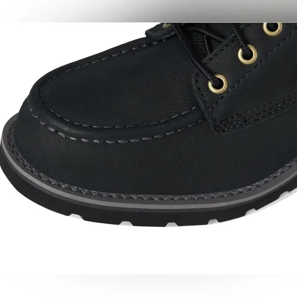 Carhartt 6” moc toe wedge boots black leather women’s size 8 NEW