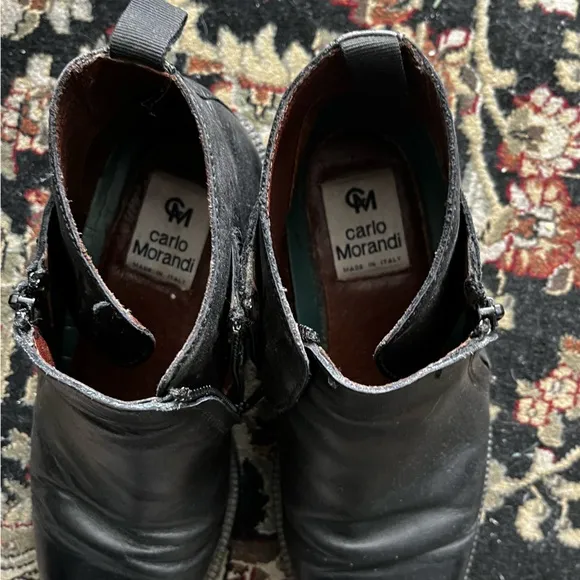 Carlo Morandi Leather Shoe Boots - 7 men