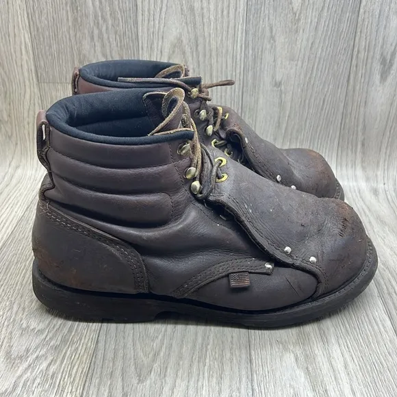 Carolina 508 Metatarsal Steel Toe Work Boot Mens Size 10.5 USA UNION MADE