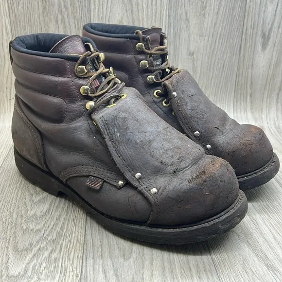 Carolina 508 Metatarsal Steel Toe Work Boot Mens Size 10.5 USA UNION MADE