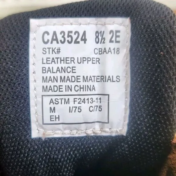 Carolina 8&quot; Waterproof Steel Toe Work Boots Men 8.5 EE Wide Brown Leather CA3524