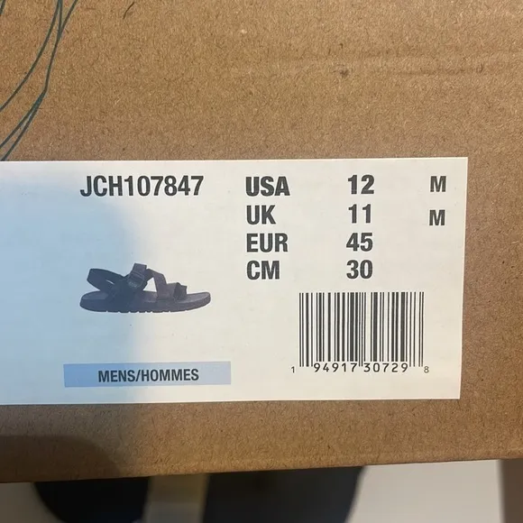 Chaco sandal lowdown 2 Men’s black hiking sandal shoe size 12M