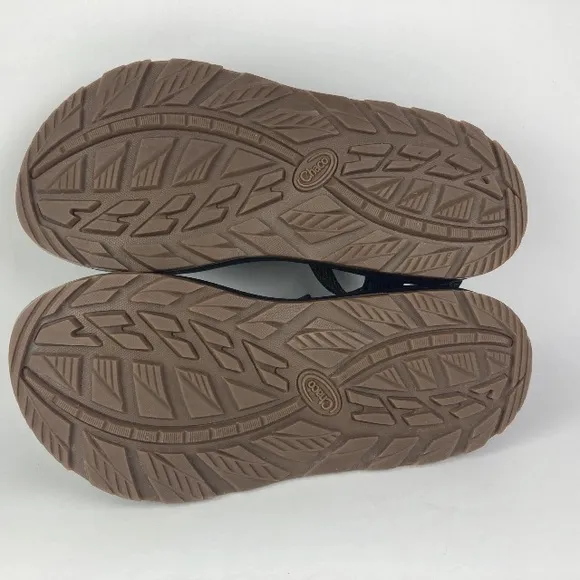 Chaco Sandals Mens 10 Z2 brown black Jacquard hiking shoes JCH108395toe loop