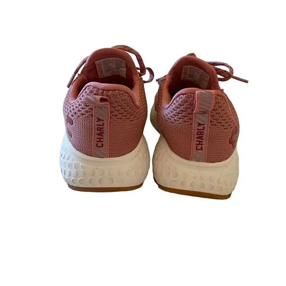 Charly Conquest Womens Pink Sneakers Athletic Running Shoes Size 8.5