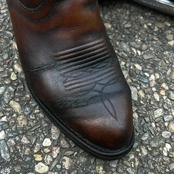 Chippewa Apache Leather Brown Western Cowboy Boots USED Discontinued