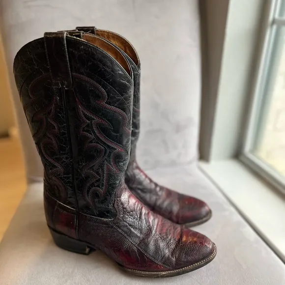 Circle G men’s boots, western cowboy exotic