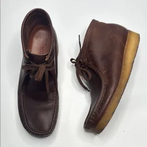 Clarks Men’s Wallabee Originals Vintage Chukka Boot Shoe - Beeswax S-306 Sz 9.5