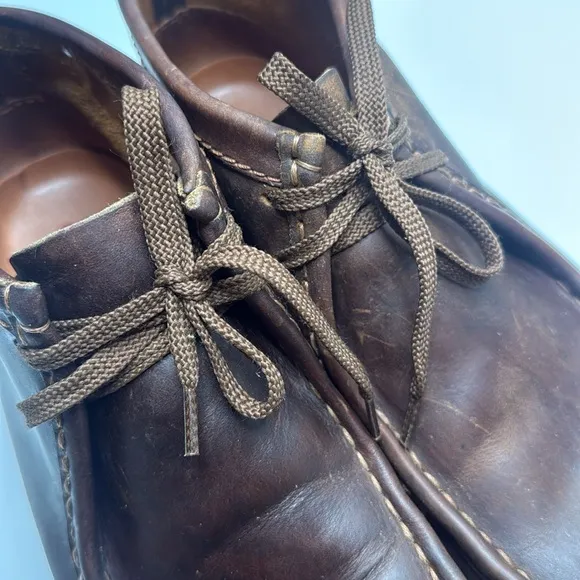 Clarks Men’s Wallabee Originals Vintage Chukka Boot Shoe - Beeswax S-306 Sz 9.5