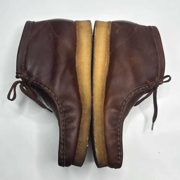 Clarks Men’s Wallabee Originals Vintage Chukka Boot Shoe - Beeswax S-306 Sz 9.5