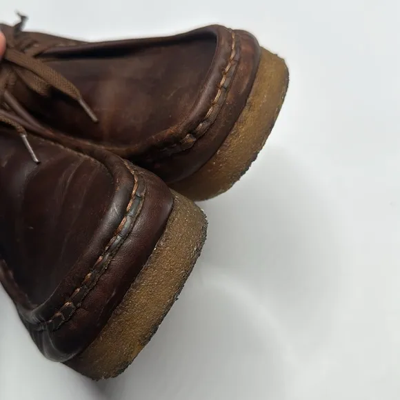 Clarks Men’s Wallabee Originals Vintage Chukka Boot Shoe - Beeswax S-306 Sz 9.5