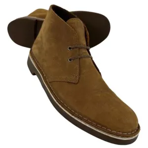 Clark’s Brown Nubuck Leather Chu￼kka Boots Men’s Size 7