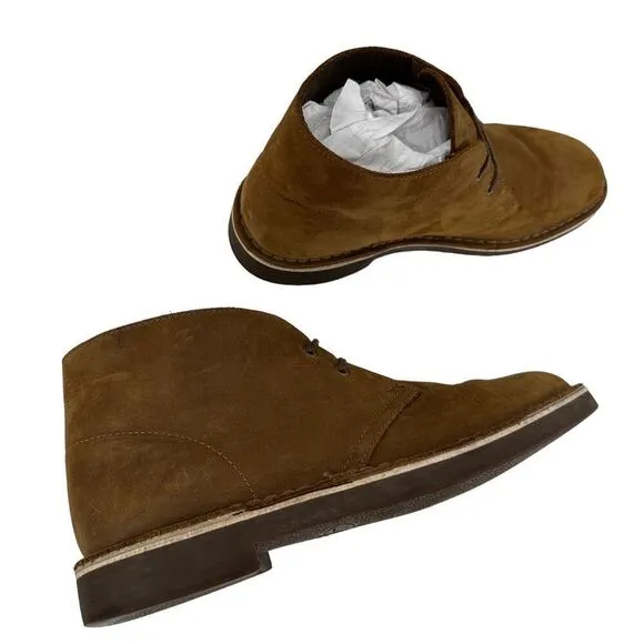Clark’s Brown Nubuck Leather Chu￼kka Boots Men’s Size 7
