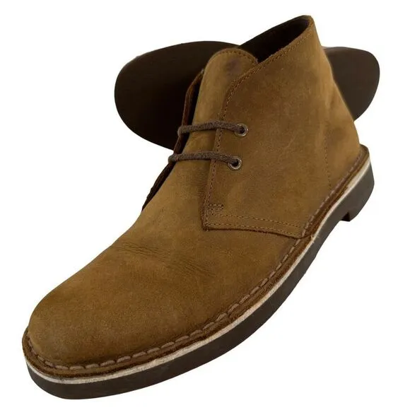 Clark’s Brown Nubuck Leather Chu￼kka Boots Men’s Size 7