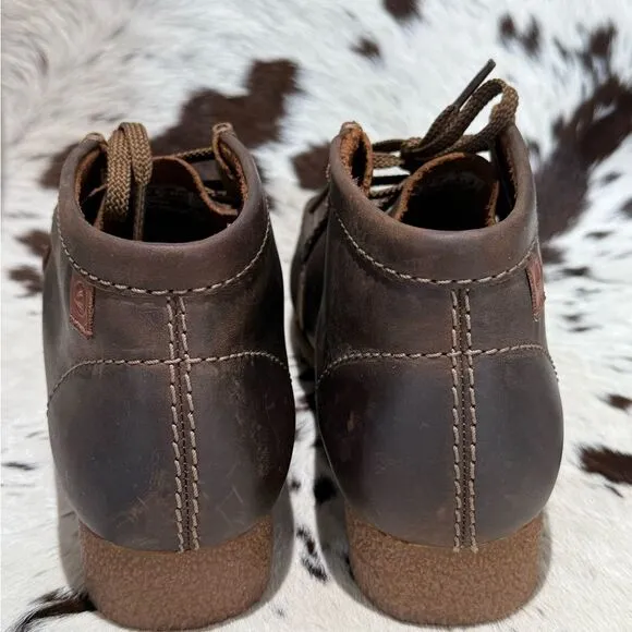 Clarks Shacre 59436 Men's Brown Leather Casual Ankle Chukka Boots B70