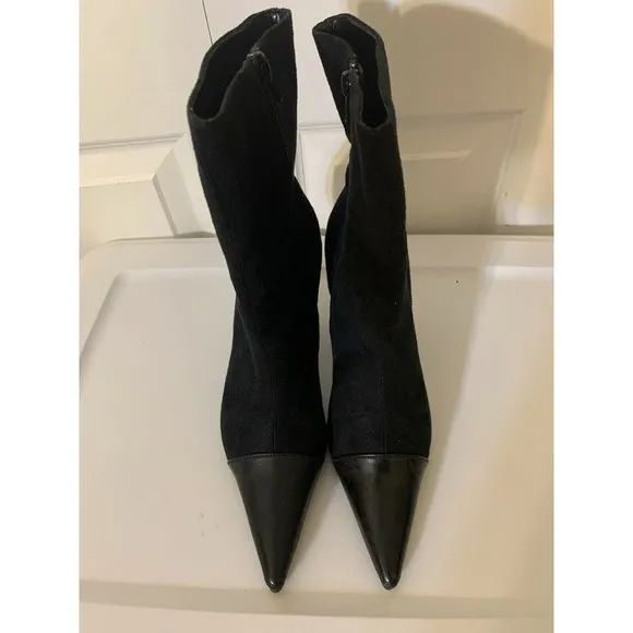 Classique Women’s Sz 9M‎ Black Boots 4in Heels