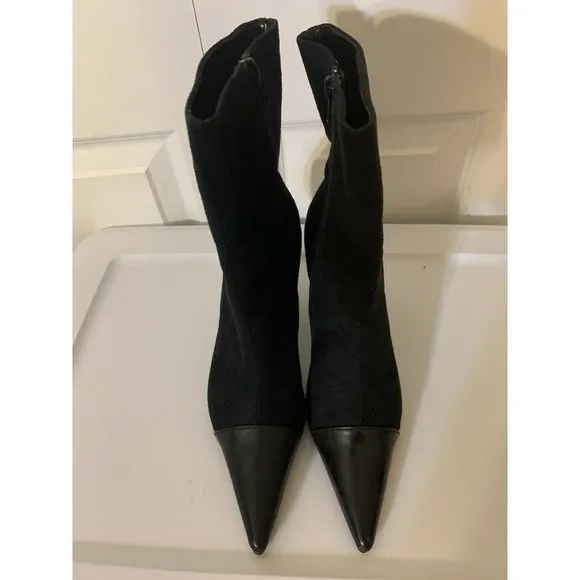 Classique Women’s Sz 9M‎ Black Boots 4in Heels