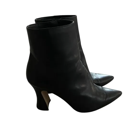 Coach Cece Carter Point Toe Leather Bootie Women Size 9