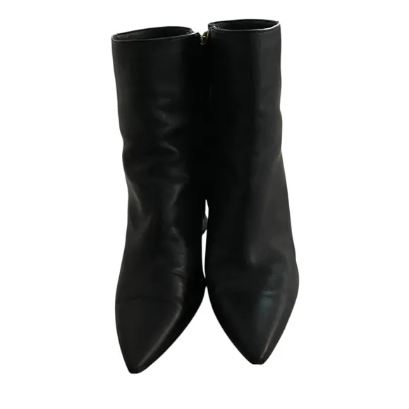 Coach Cece Carter Point Toe Leather Bootie Women Size 9