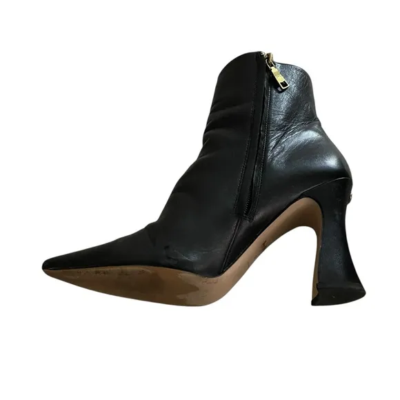 Coach Cece Carter Point Toe Leather Bootie Women Size 9
