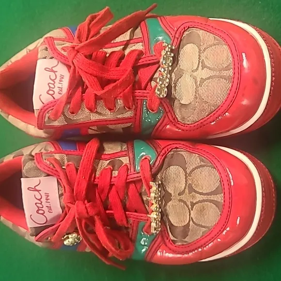Coach Multicolored Sneakers Size 9 Medium