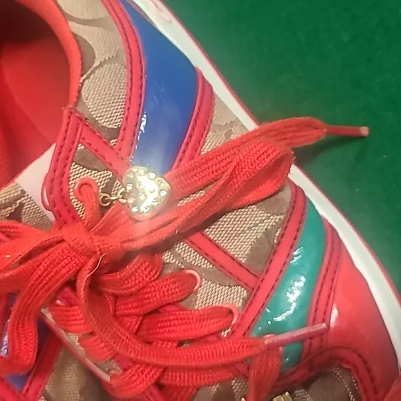 Coach Multicolored Sneakers Size 9 Medium