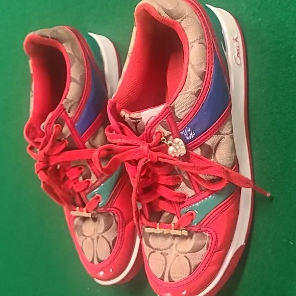 Coach Multicolored Sneakers Size 9 Medium