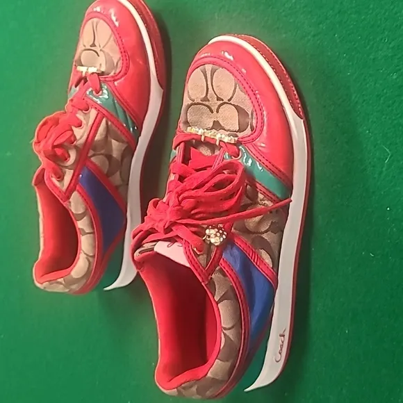 Coach Multicolored Sneakers Size 9 Medium