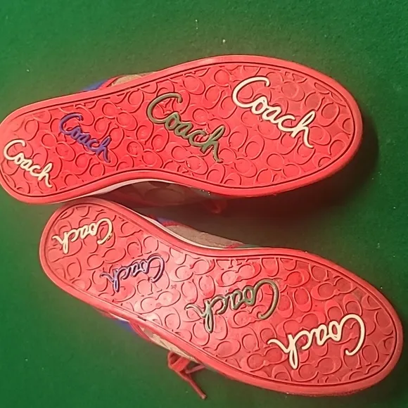 Coach Multicolored Sneakers Size 9 Medium