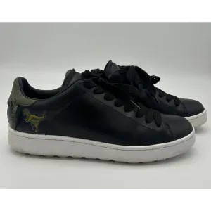 COACH Rexy Trex C101 Black Leather Lace up Sneakers Men’s Size 10 D